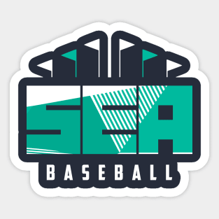 SEA Baseball Ballpark Sticker